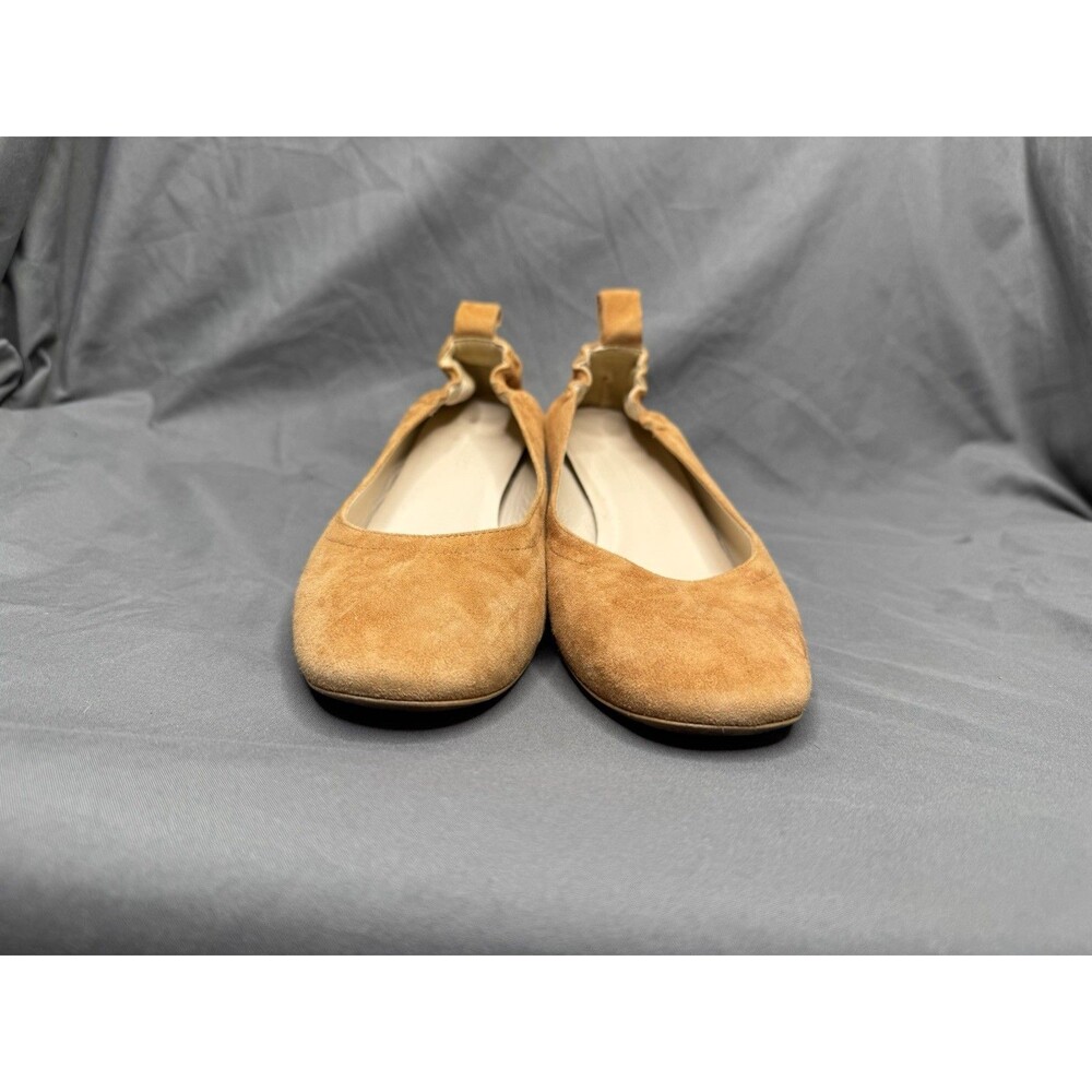 Everlane Women's Day Heels Pumps Brown Round Toe Suede Block Made In Italy Sz 6 - Picture 6 of 14